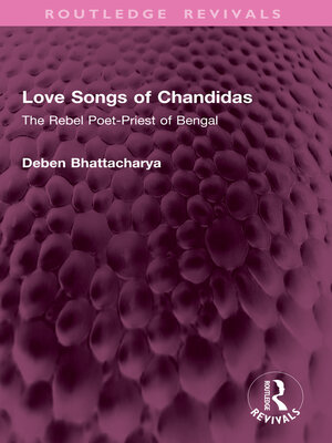 cover image of Love Songs of Chandidas